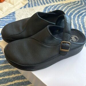 Fitflop clog mule black fitflop